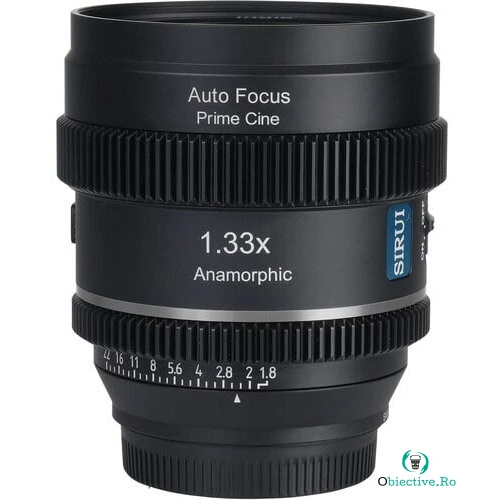 Sirui Obiectiv AutoFocus SIRUI 20mm T1.8 1.33x S35 Anamorphic Lens Sony E Neutral Flares