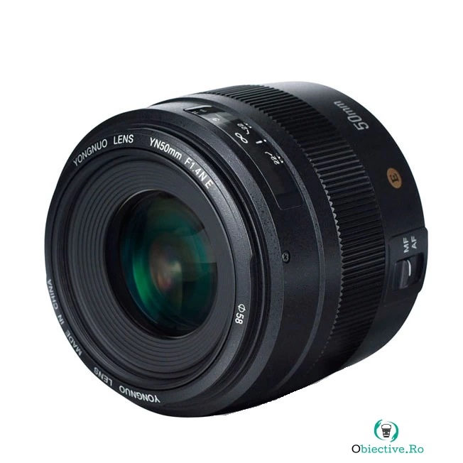 Obiectiv Yongnuo YN 50mm f1.4N E pentru Nikon F la 1,000.00 lei ron