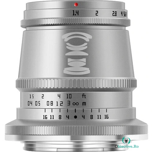 TTArtisan Obiectiv TTArtisan 17mm F1.4 Silver pentru Nikon Z Mount