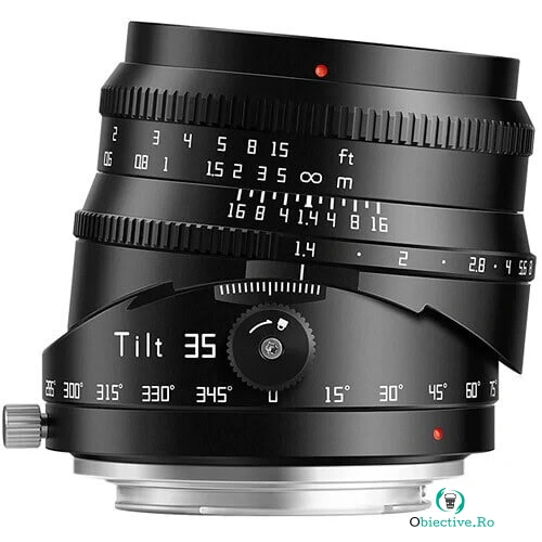 TTArtisan Obiectiv Manual TTArtisan, 35mm, F1.4, APS-C, Tilt Lens, Sony E, Negru
