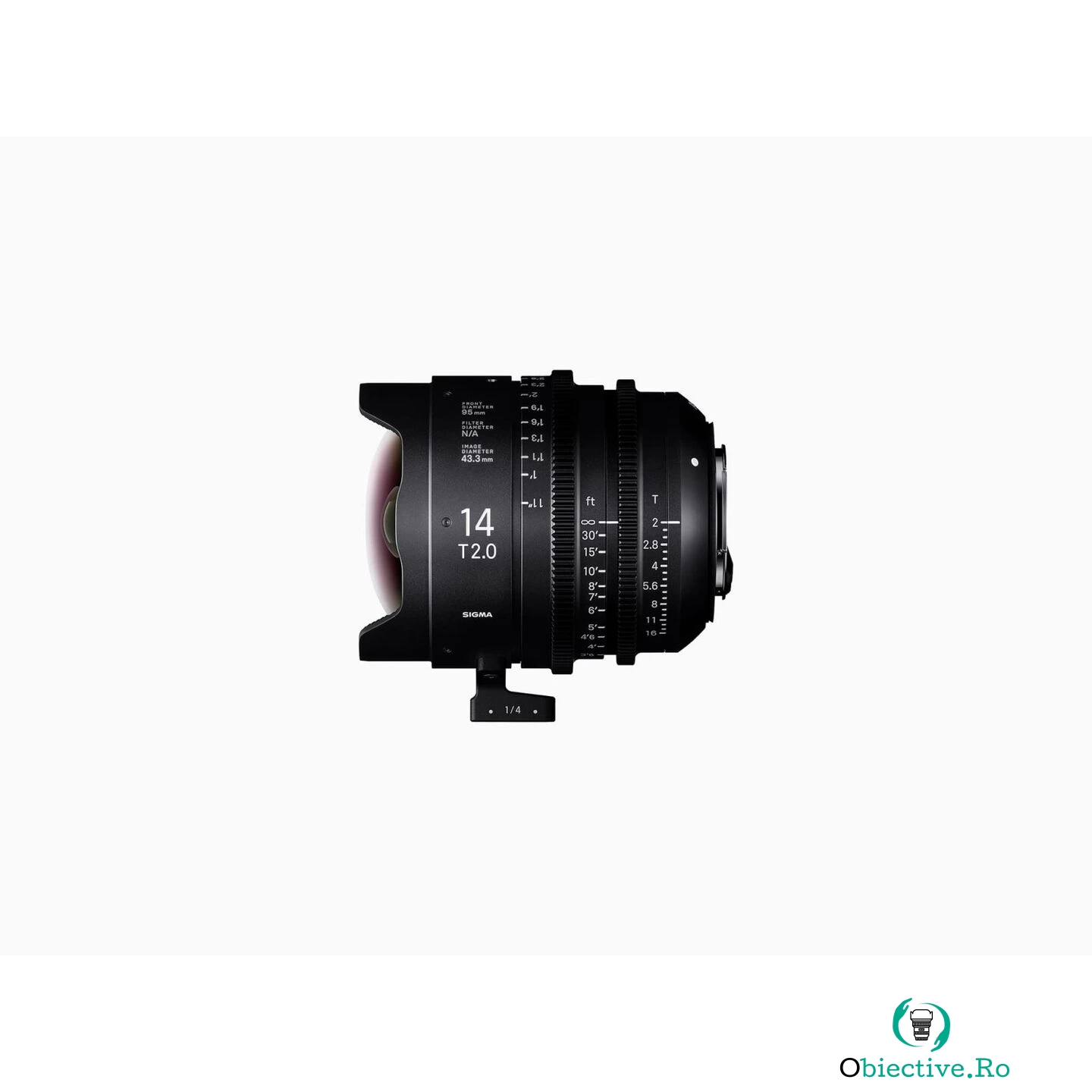 Obiectiv Sigma 14mm T2 pentru SONY E, Luminos