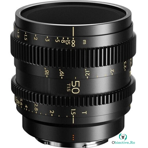 Thypoch Obiectiv Manual Thypoch Simera-C, 50mm, T1.5, Full Frame, Montura M-mount, Negru