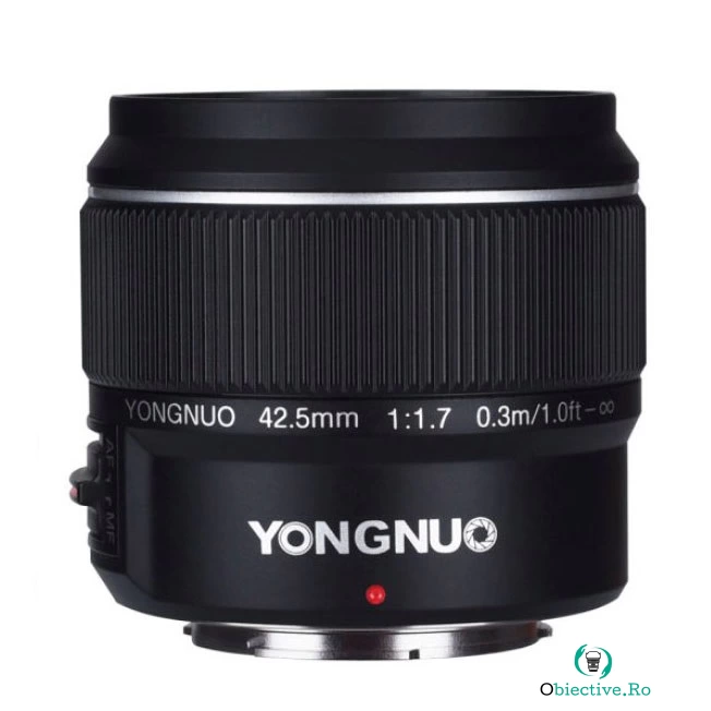 Obiectiv foto Yongnuo YN 42.5mm f1.7 pentru M4/3 la 557.00 lei ron