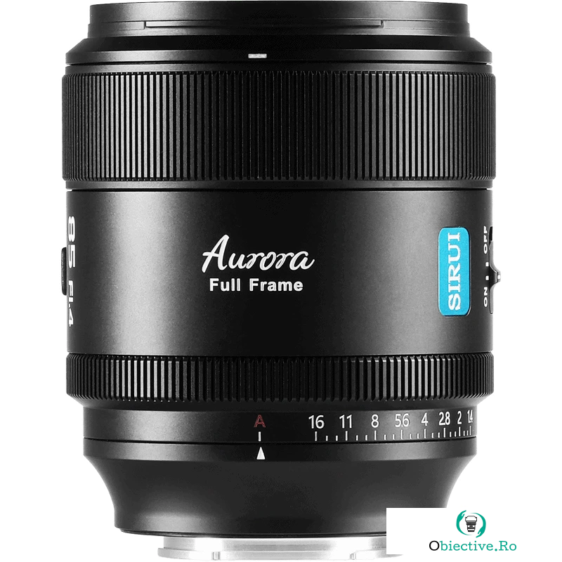 Sirui Obiectiv AutoFocus Sirui Aurora, 85mm, F1.4, Full Frame, Fuji X-Mount, Negru