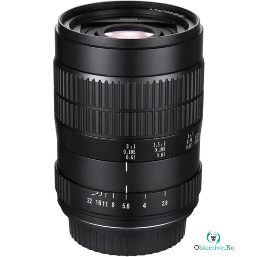 Obiectiv Manual Venus Optics Laowa 2X Ultra-Macro 60mm f/2.8 pentru Sony A-mount