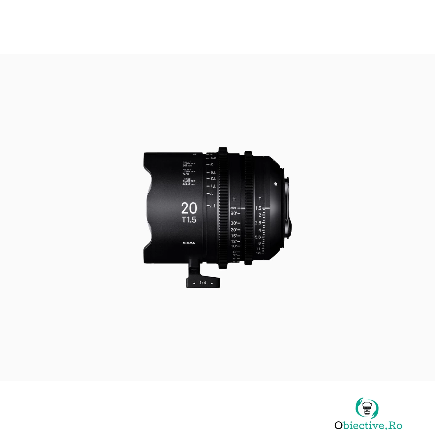 Obiectiv Sigma 20mm T1.5 pentru Canon