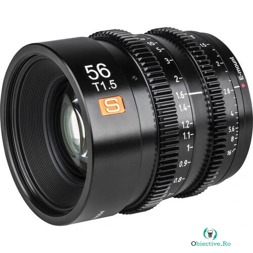 Viltrox Obiectiv manual Viltrox 56mm T1.5 Cine Super35 pentru Sony E-mount la 2,100.41 lei ron