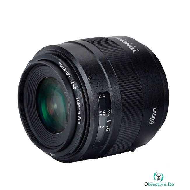 Obiectiv Yongnuo YN 50mm f1.4 pentru Canon EF la 1,000.00 lei ron