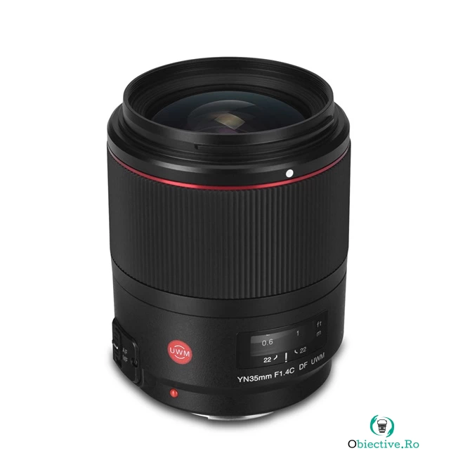 Obiectiv foto Yongnuo YN 35mm F1.4 DF UWM pentru Canon EOS la 2,100.00 lei ron