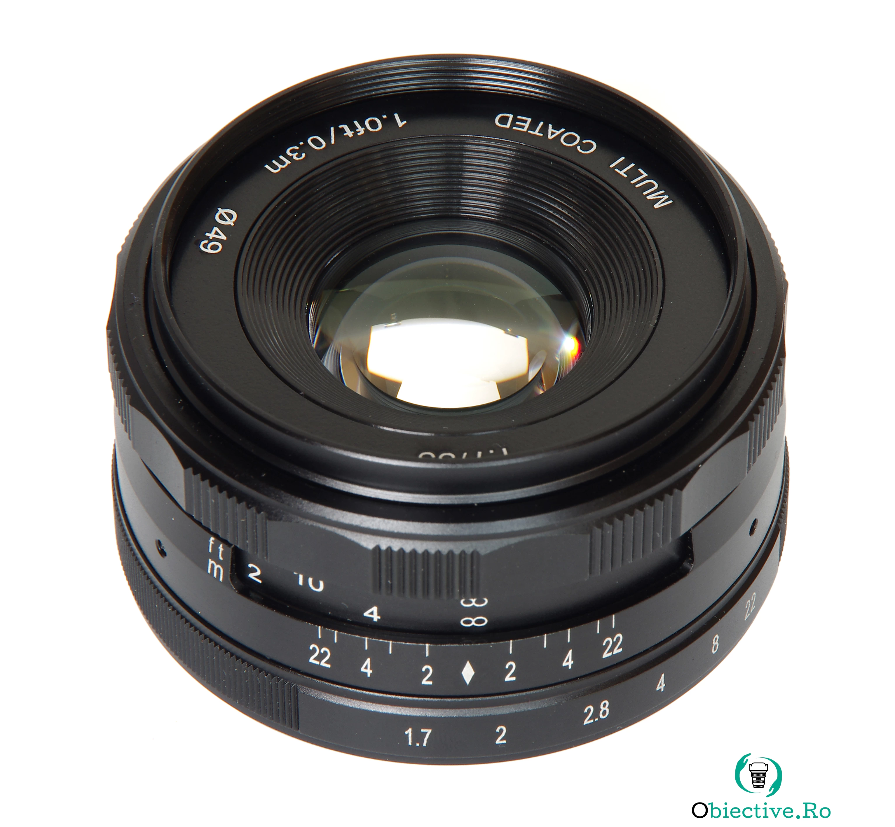 Obiectiv manual Meike 35mm F1.7 pentru Olympus si Panasonic MFT M4/3-mount